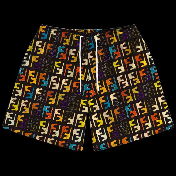 New Bravest Studios Mesh Shorts designer ispired multicolor Gunner Print XL - Picture 1 of 14